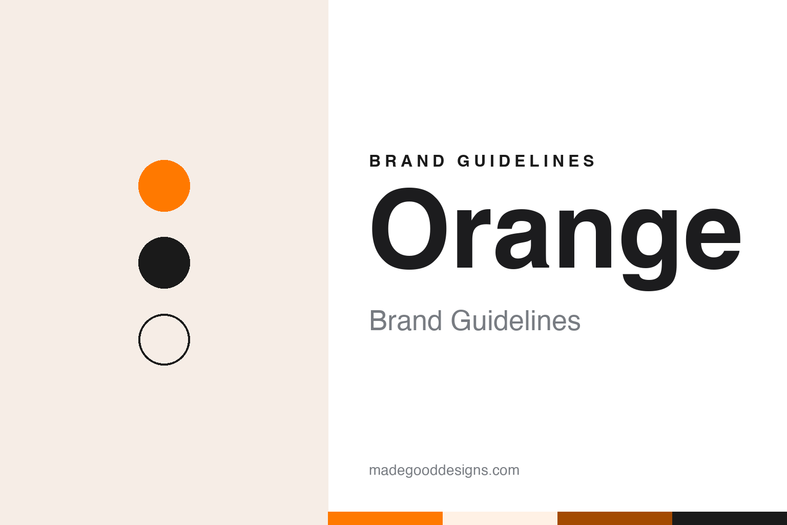 Orange brand guidelines — abstract colour discs and material texture (original homage; not a Orange product or logo)