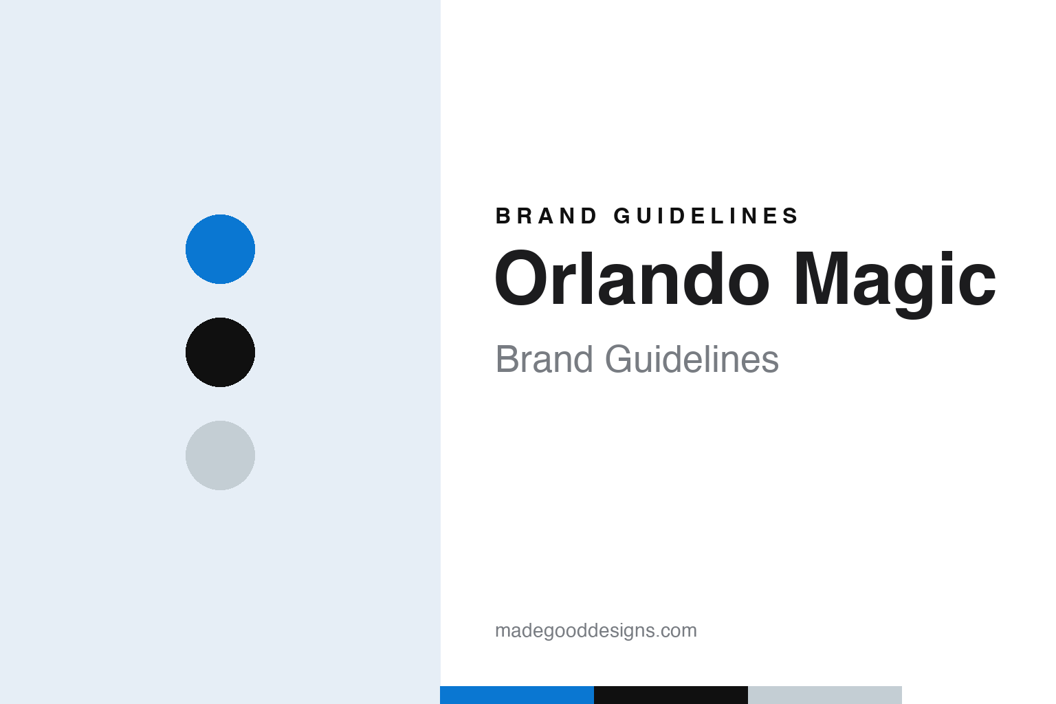Orlando Magic brand guidelines — abstract colour discs and material texture (original homage; not a Orlando Magic product or logo)