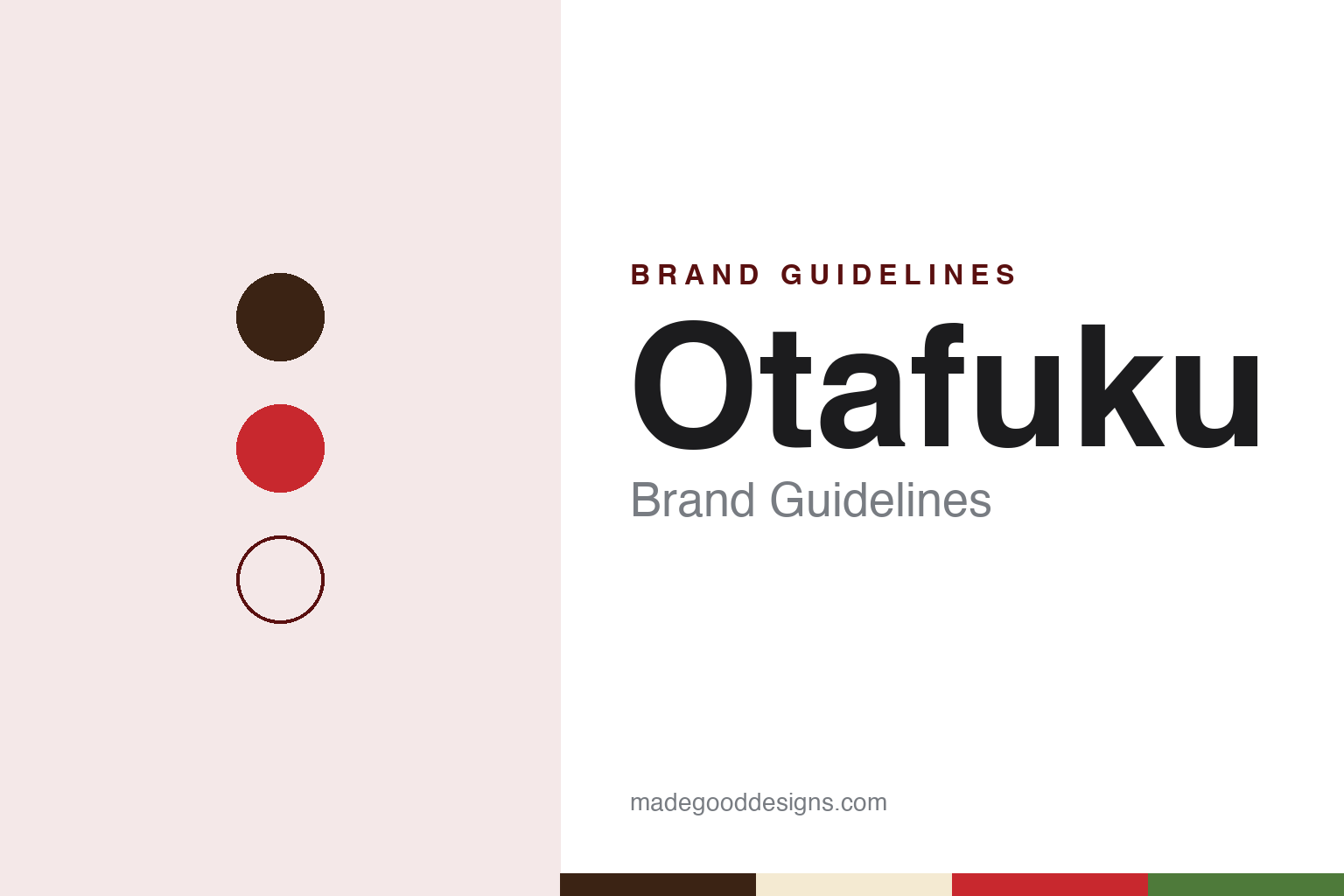 Otafuku Brand Guidelines: Hiroshima’s Okonomi Sauce & the Smiling Face of Fortune
