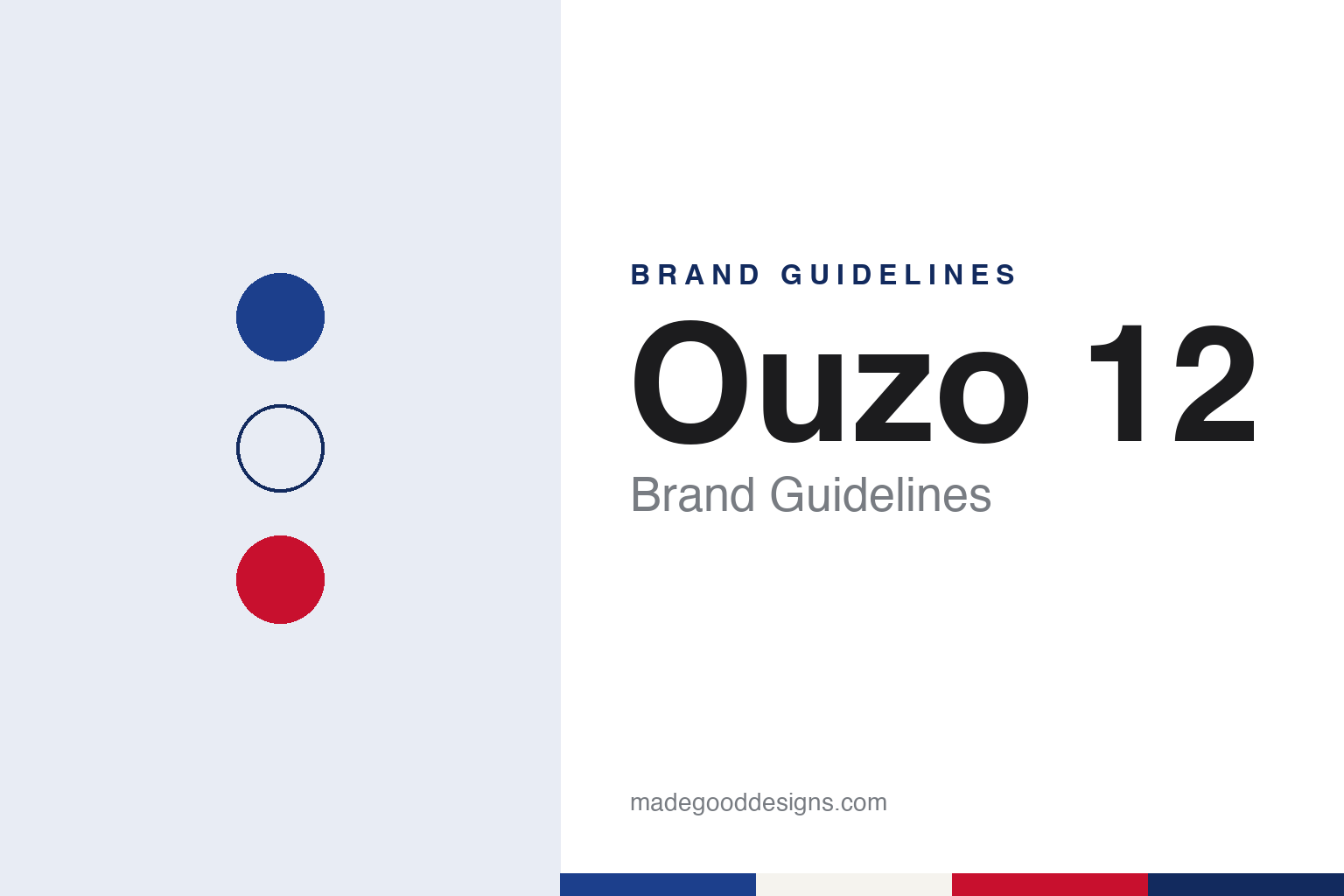 Ouzo 12 Brand Guidelines: The Constantinople Ouzo Named After Its Twelfth Barrel