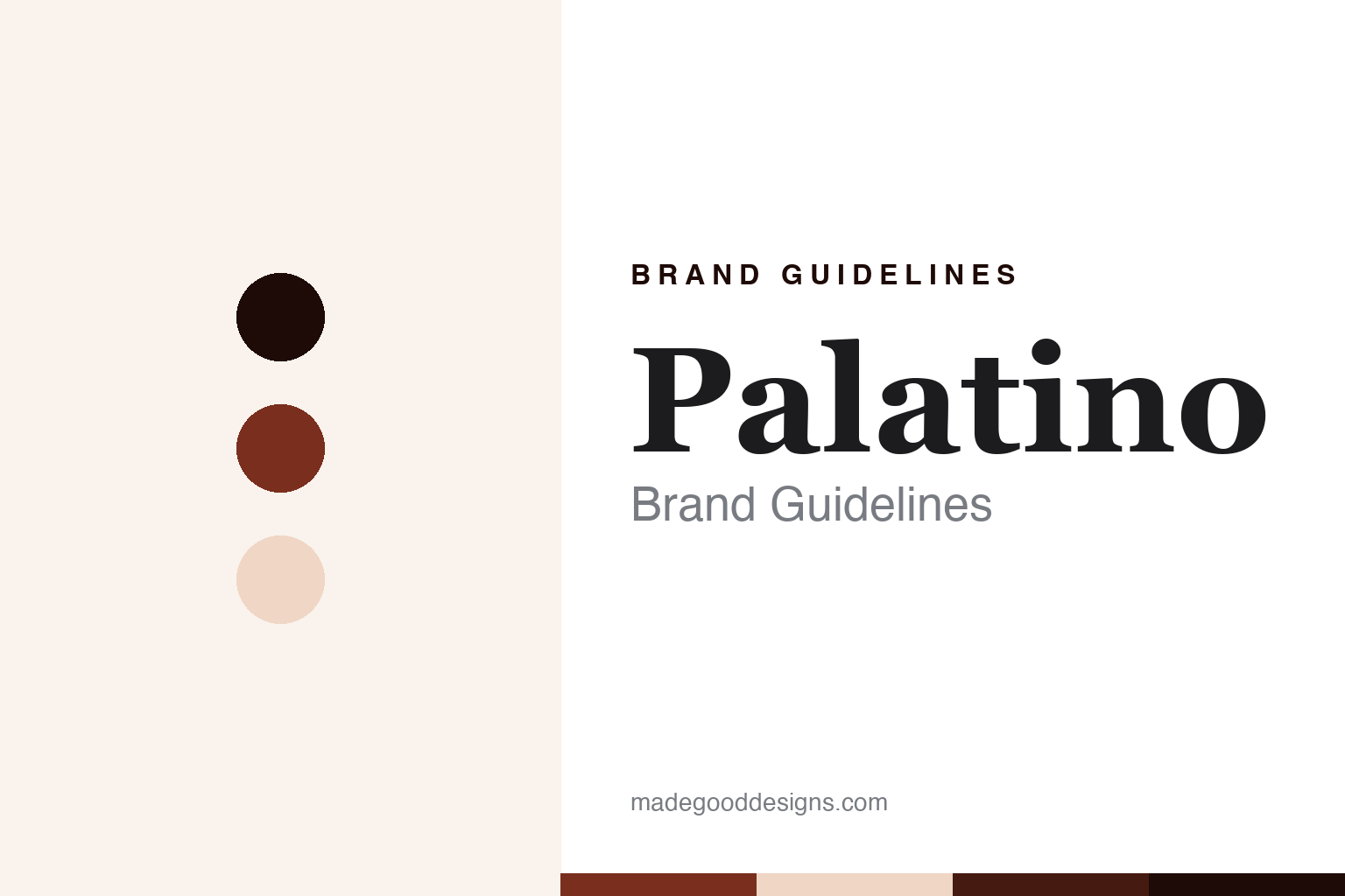 Palatino Brand Guidelines: An Italian-Sounding Name From a California Company