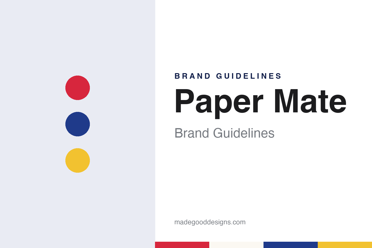 Paper Mate Brand Guidelines: Patrick Frawley’s Ballpoint, Gillette’s Pen Division & a Newell Brand Since 2000