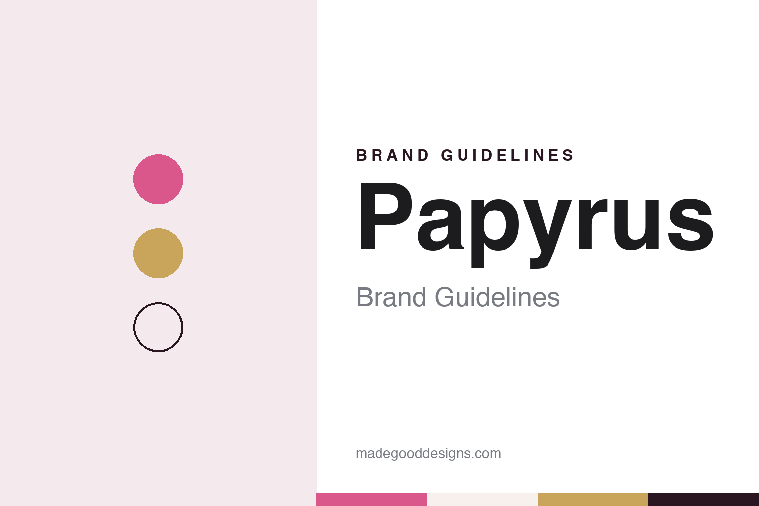 Papyrus Brand Guidelines: The Berkeley Card Shop Whose Name Passed to American Greetings