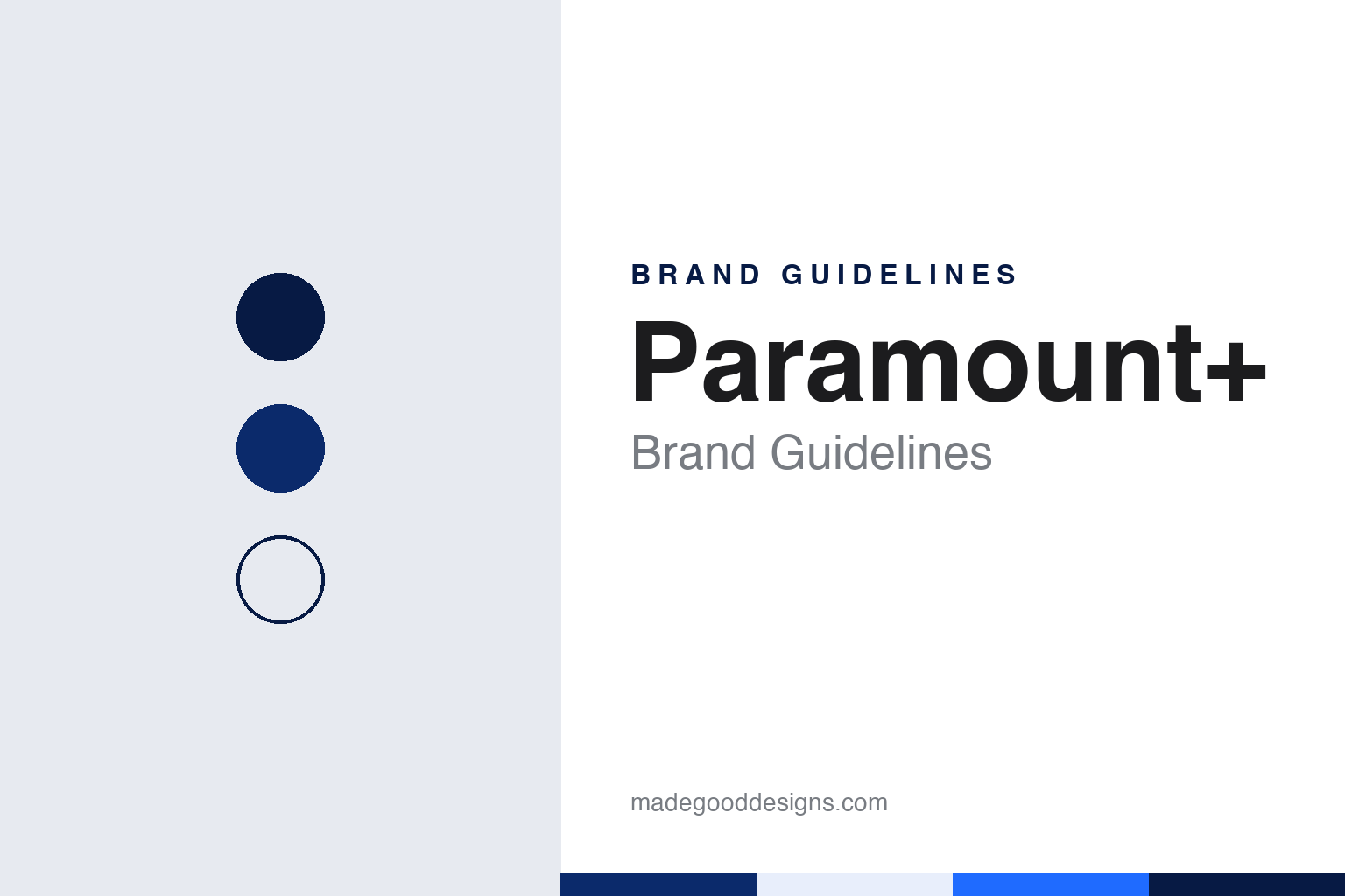 Paramount+ Brand Guidelines: From CBS All Access to a Rebuilt Mountain