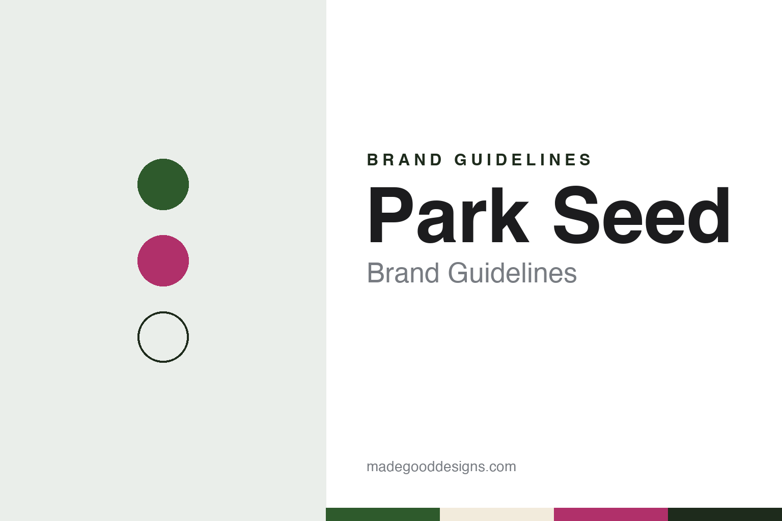 Park Seed Brand Guidelines: The 1868 Pennsylvania Seed List That Settled in Greenwood, South Carolina
