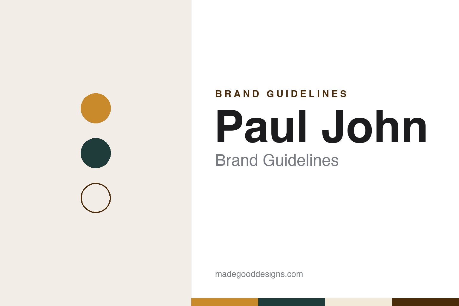 Paul John brand guidelines — abstract colour discs and material texture (original homage; not a Paul John product or logo)