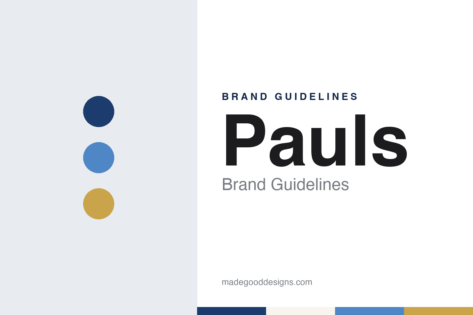 Pauls brand guidelines — abstract colour discs and material texture (original homage; not a Pauls product or logo)