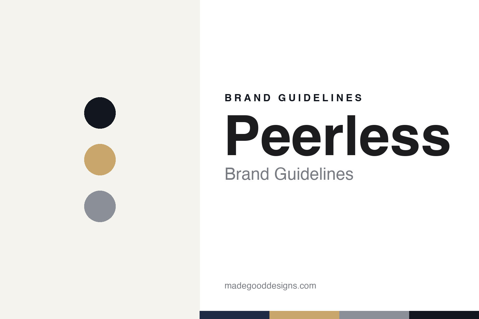 Peerless Brand Guidelines: The 1926 Copenhagen Driver Maker Now Inside Tymphany