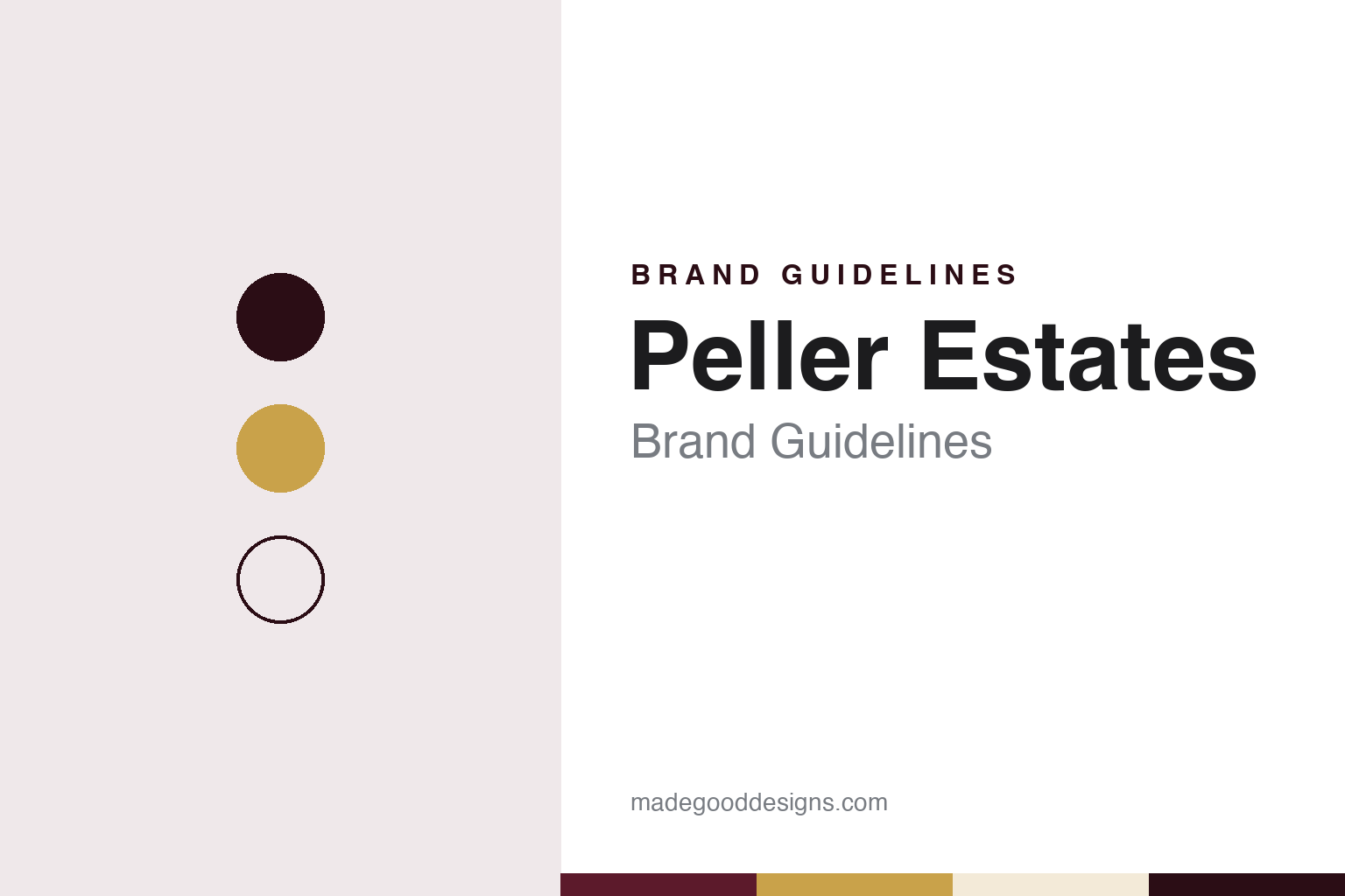 Peller Estates Brand Guidelines: The Peller Family’s Niagara-on-the-Lake Icewine House
