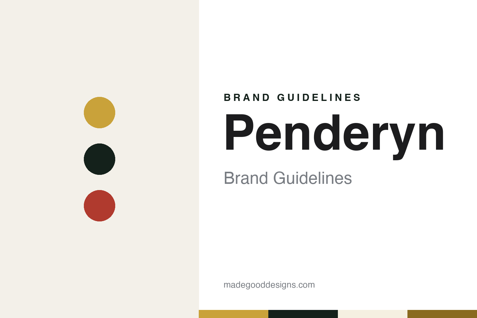 Penderyn brand guidelines — abstract colour discs and material texture (original homage; not a Penderyn product or logo)