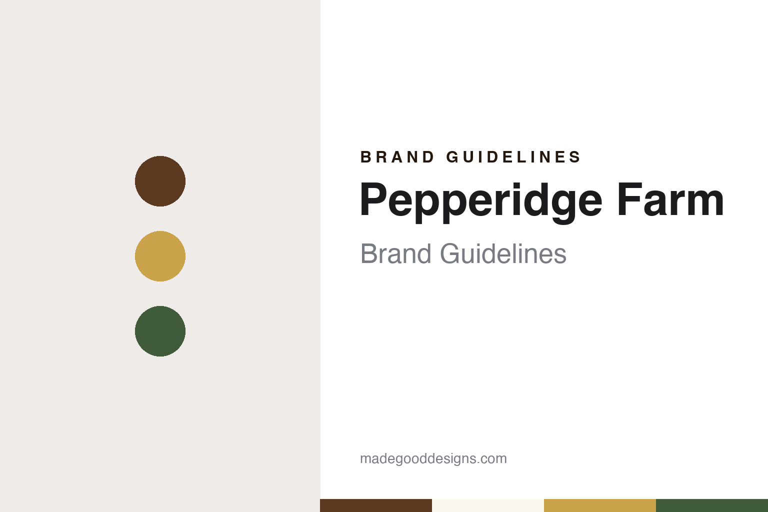 Pepperidge Farm Brand Guidelines: Margaret Rudkin’s Connecticut Bakery, Owned by Campbell’s Since 1961