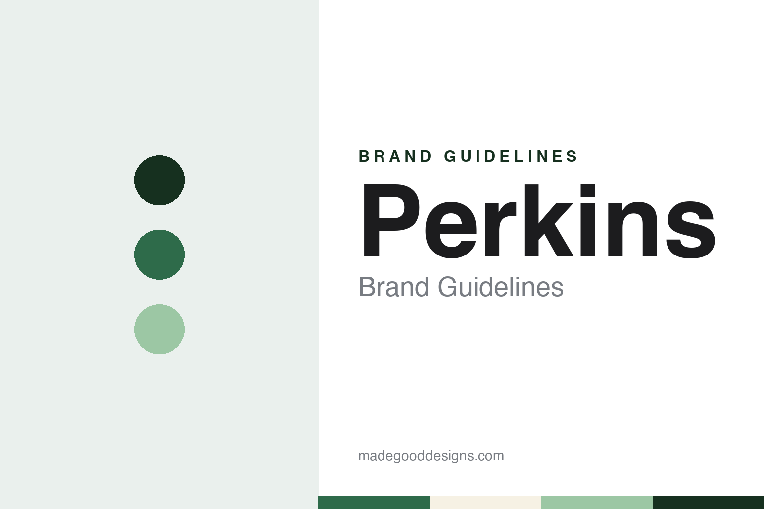 Perkins brand guidelines — abstract colour discs and material texture (original homage; not a Perkins product or logo)