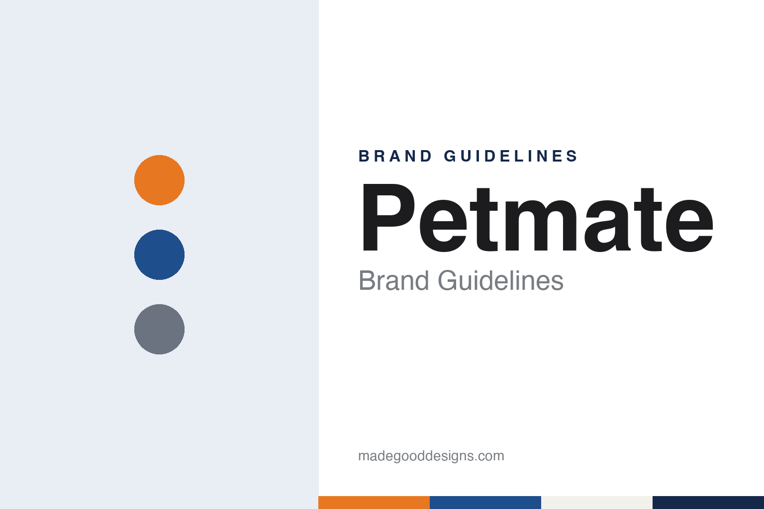 Petmate brand guidelines — abstract colour discs and material texture (original homage; not a Petmate product or logo)