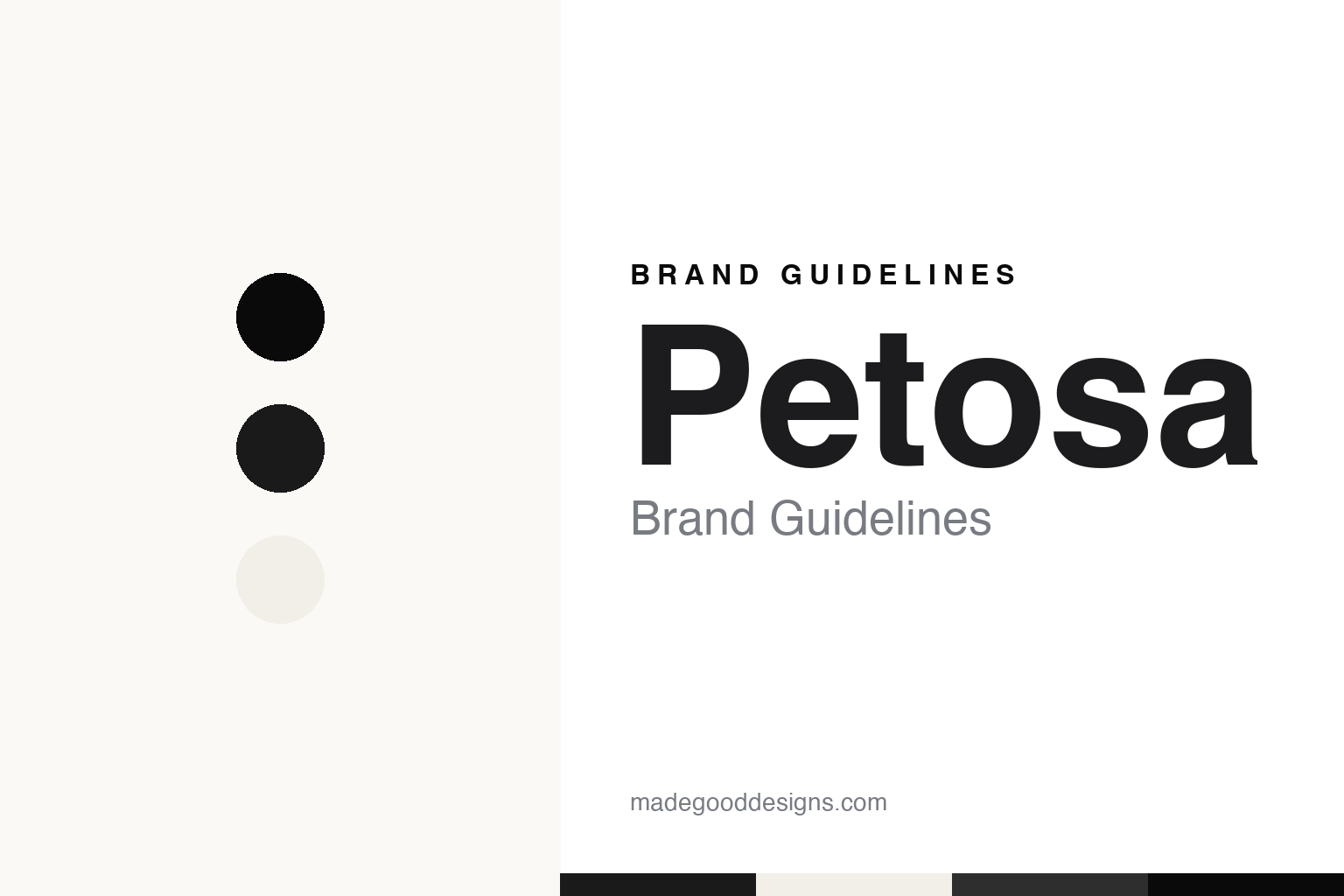Petosa Brand Guidelines: A Seattle Accordion Family Since 1922