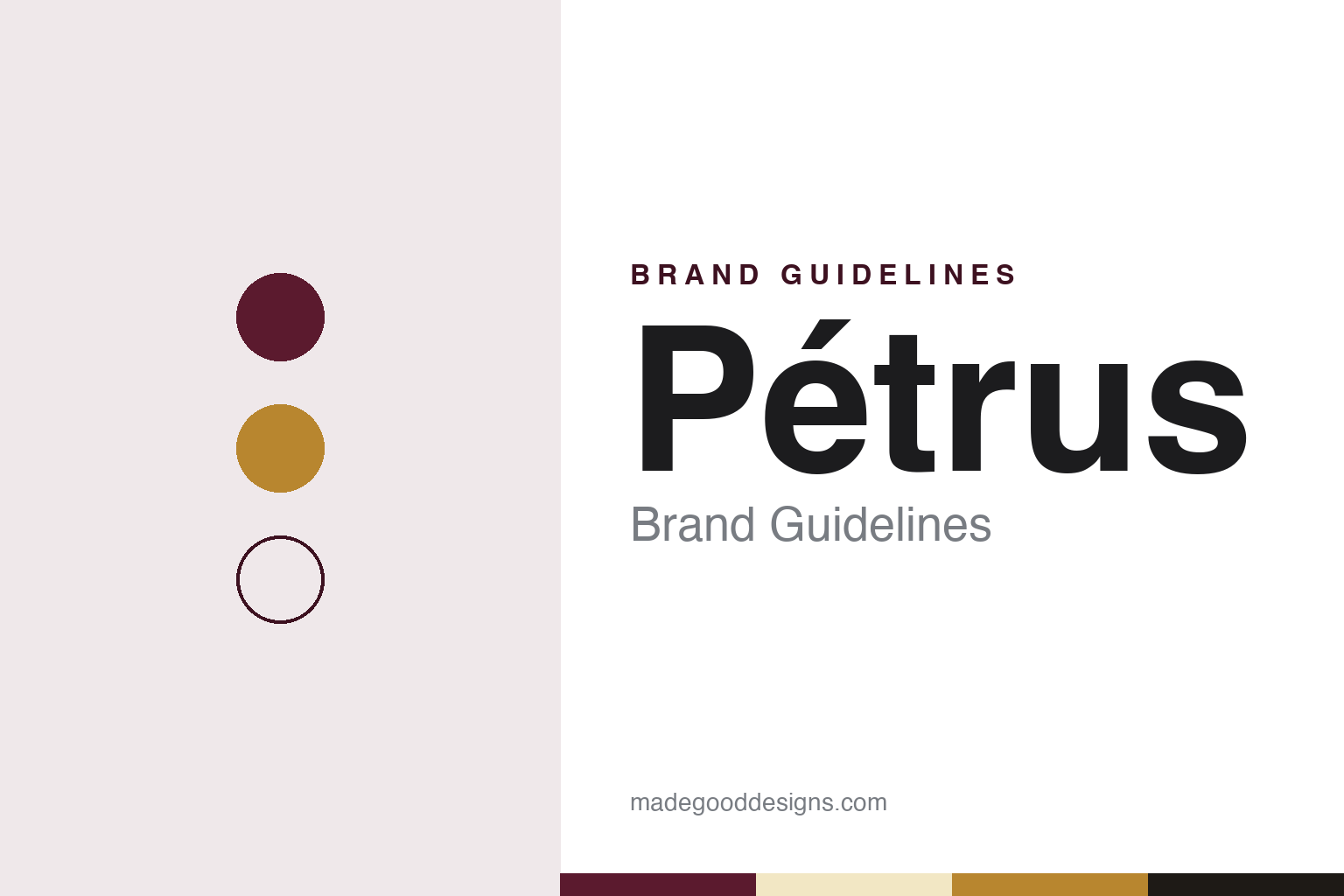 Pétrus Brand Guidelines: The Pomerol Merlot Estate of Madame Loubat and the Moueix Family