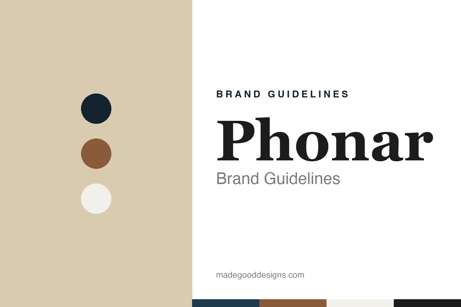 Phonar brand guidelines — abstract colour discs and material texture (original homage; not a Phonar product or logo)
