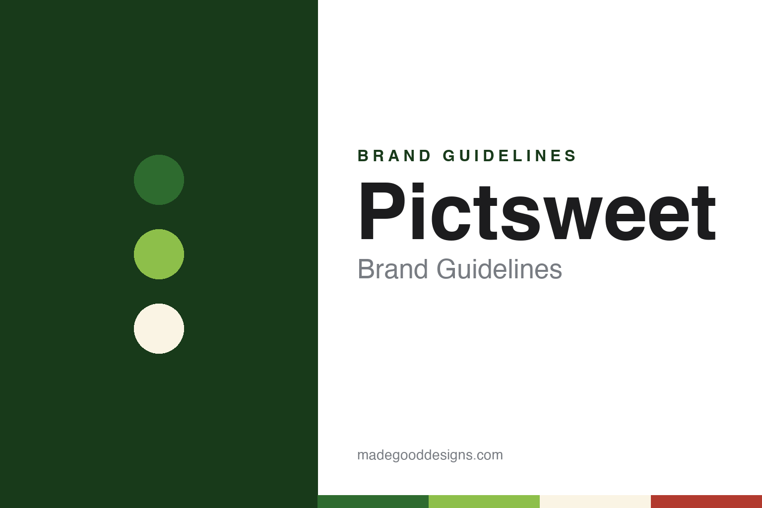 Pictsweet Brand Guidelines: A Bells, Tennessee Freezer Plant and Southern Vegetables