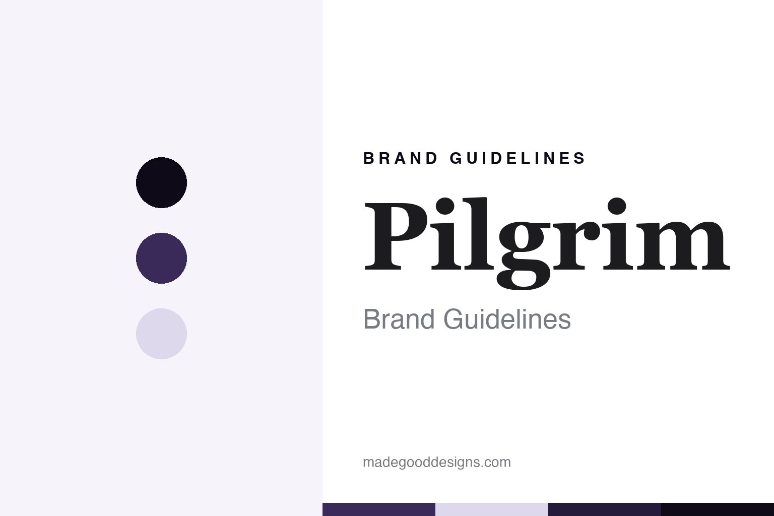 Pilgrim Brand Guidelines: A Surrey Harp Maker That Became a Harp Carer