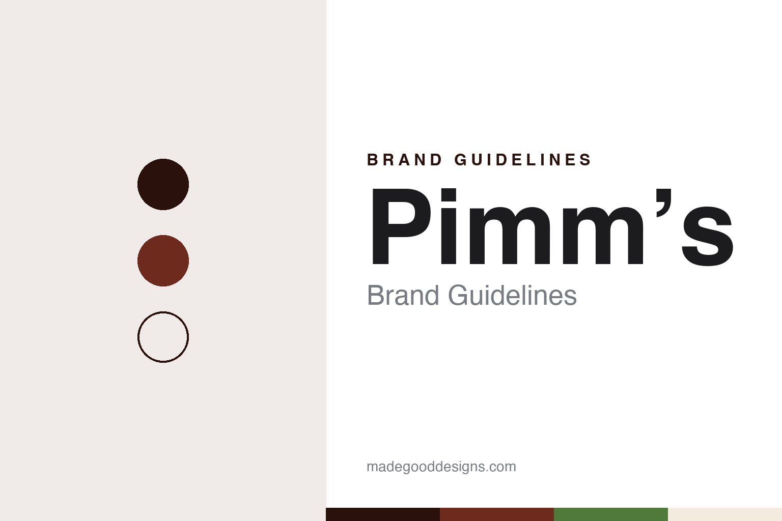 Pimm’s Brand Guidelines: The No. 1 Cup From a City of London Oyster Bar