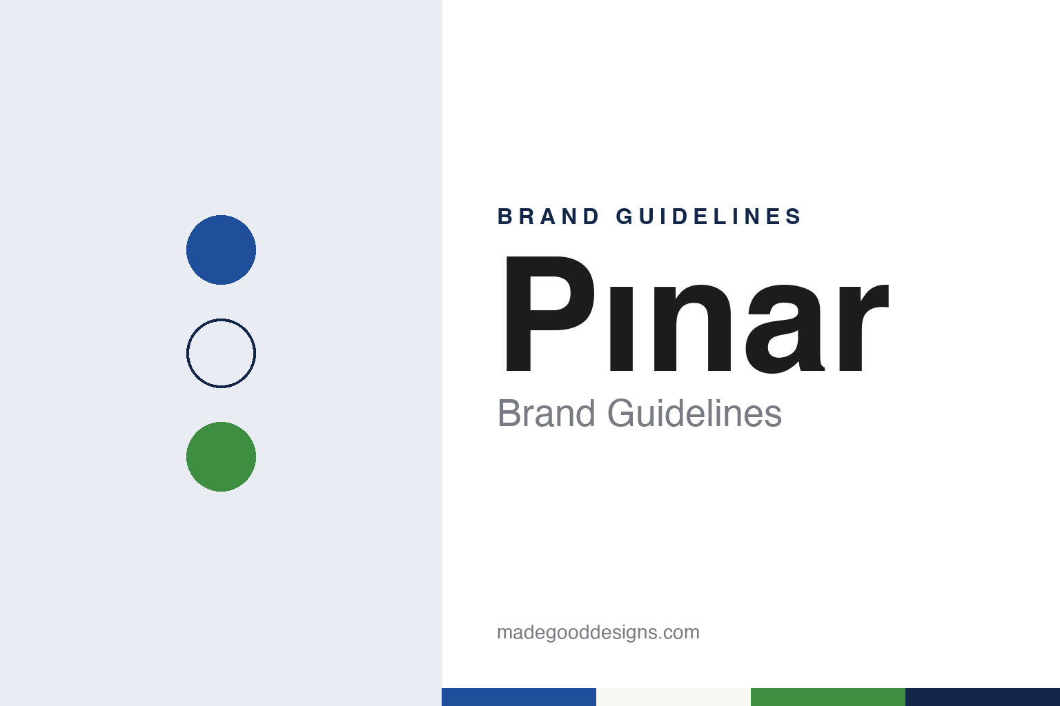Pınar brand guidelines — abstract colour discs and material texture (original homage; not a Pınar product or logo)
