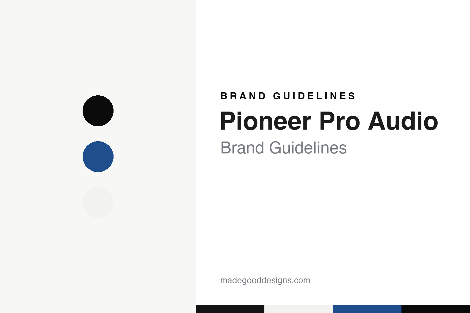 Pioneer Pro Audio brand guidelines — abstract colour discs and material texture (original homage; not a Pioneer Pro Audio product or logo)