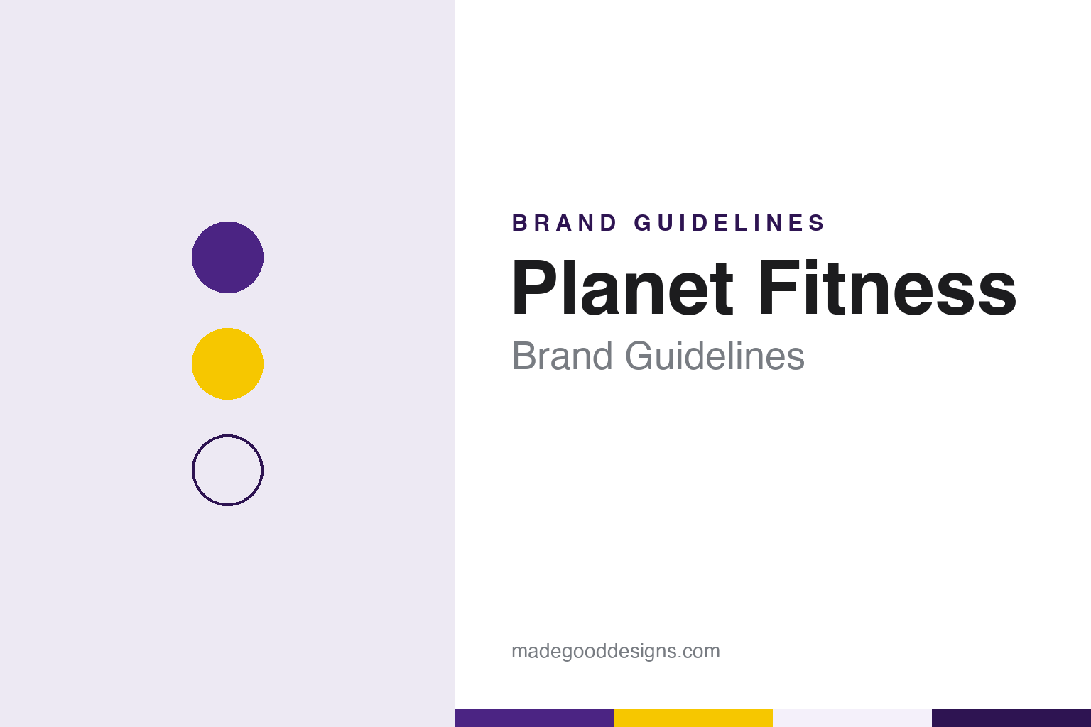 Planet Fitness brand guidelines — abstract colour discs and material texture (original homage; not a Planet Fitness product or logo)