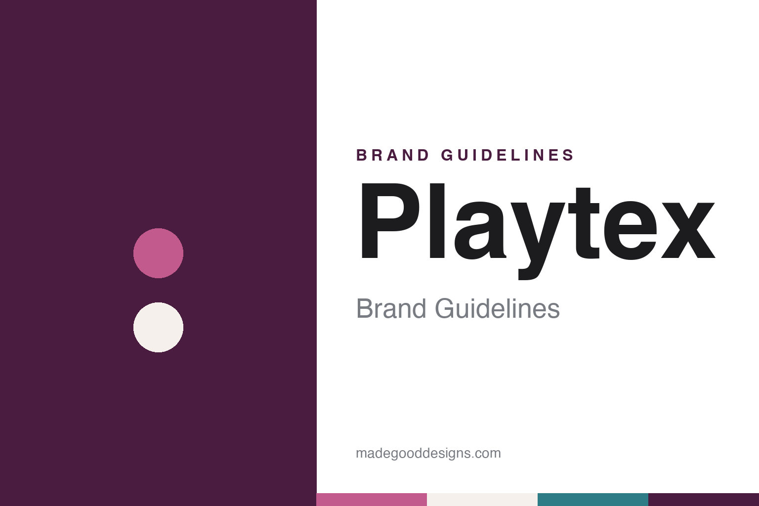 Playtex Brand Guidelines: International Latex’s 1947 Name, Owned in Feminine Care by Essity Since 2026