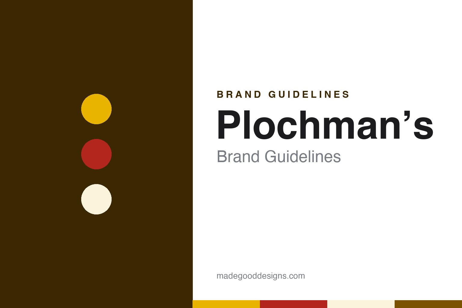 Plochman’s Brand Guidelines: A Chicago Mustard Mill and the Yellow Squeeze Barrel