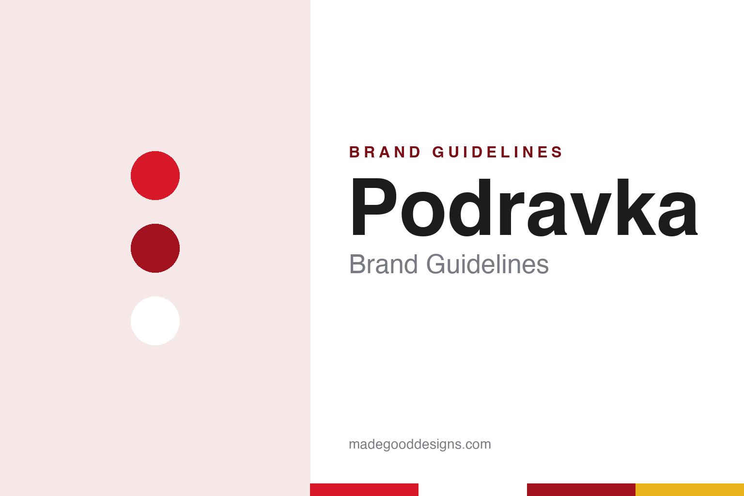 Podravka Brand Guidelines: The Koprivnica Food Company, Its Heart & Its Red