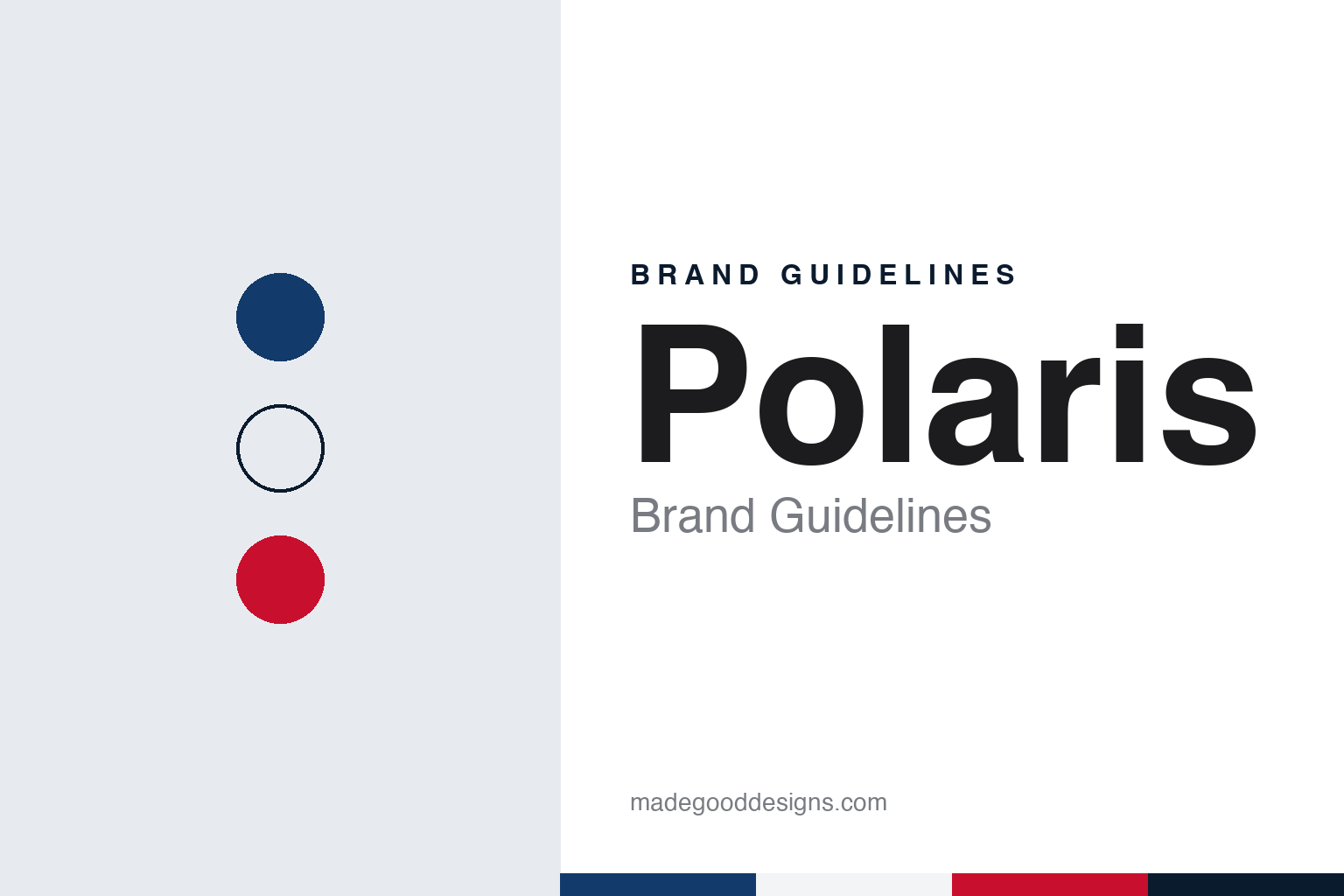 Polaris brand guidelines — abstract colour discs and material texture (original homage; not a Polaris product or logo)