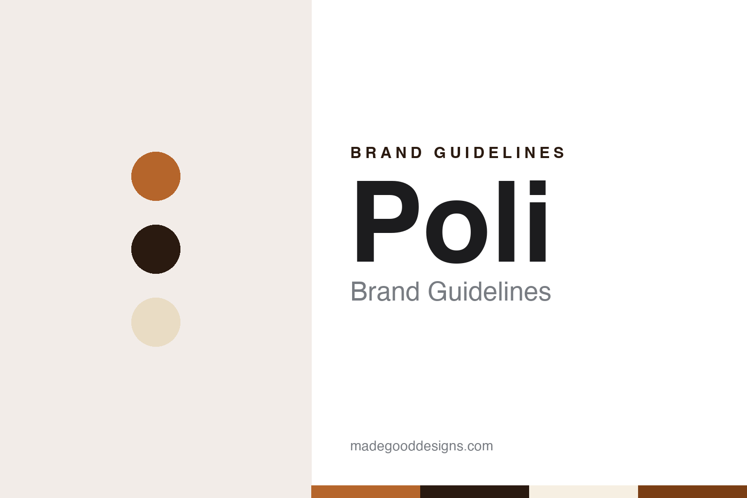 Poli Brand Guidelines: The Schiavon Grappa Distillery Founded in 1898