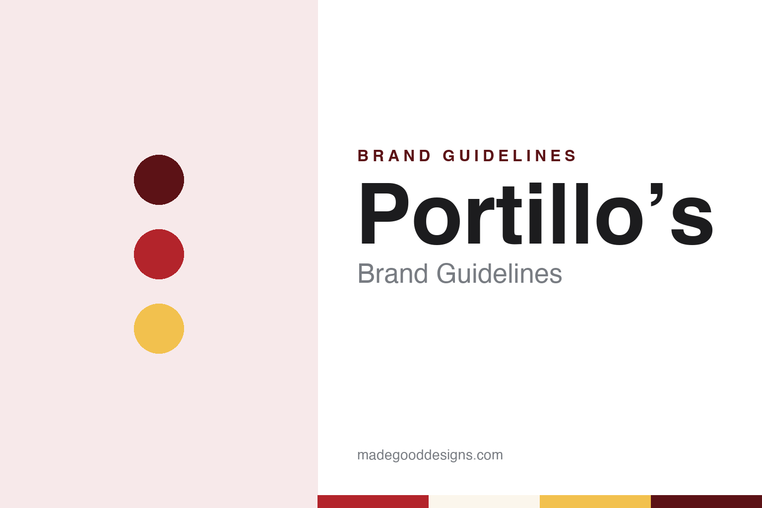 Portillo’s Brand Guidelines: From The Dog House Trailer in Villa Park, 1963