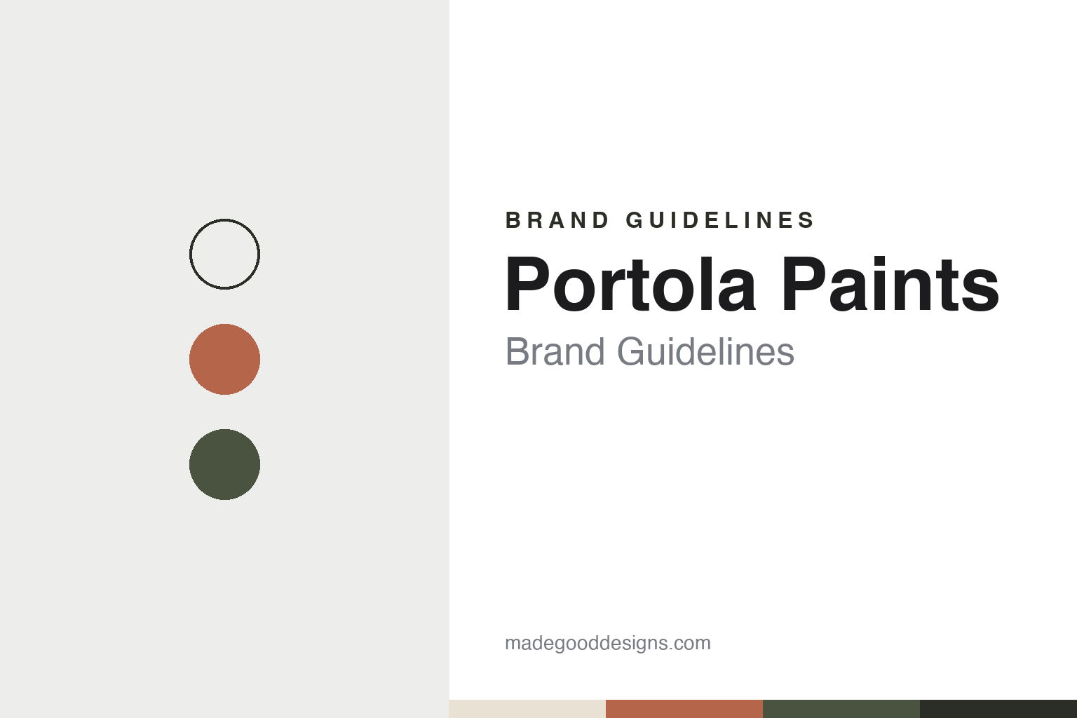 Portola Paints Brand Guidelines: The Los Angeles Lime Wash Maker Run by Two Brothers