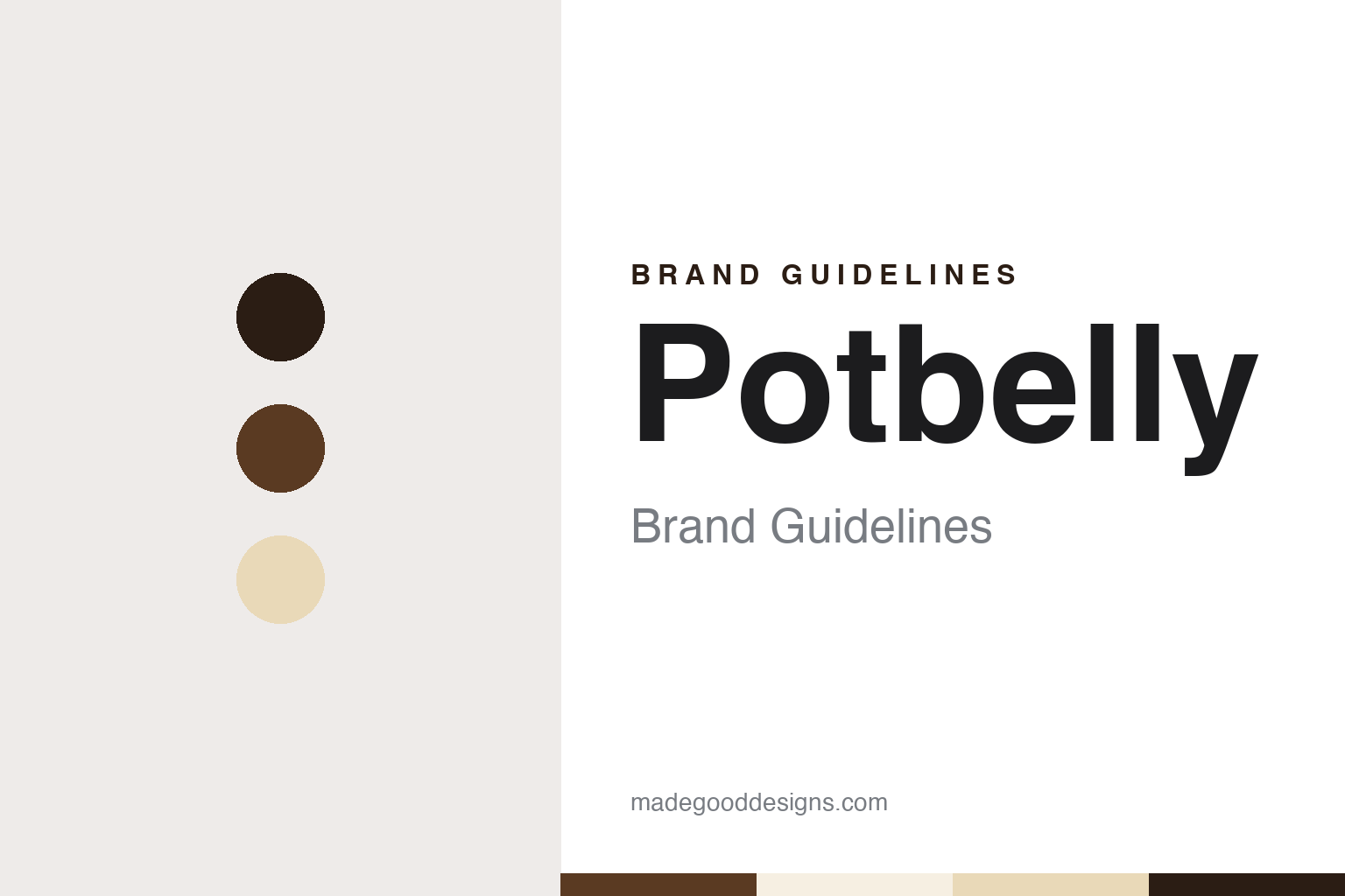 Potbelly Brand Guidelines: The Chicago Sandwich Shop Named for an Antique Stove