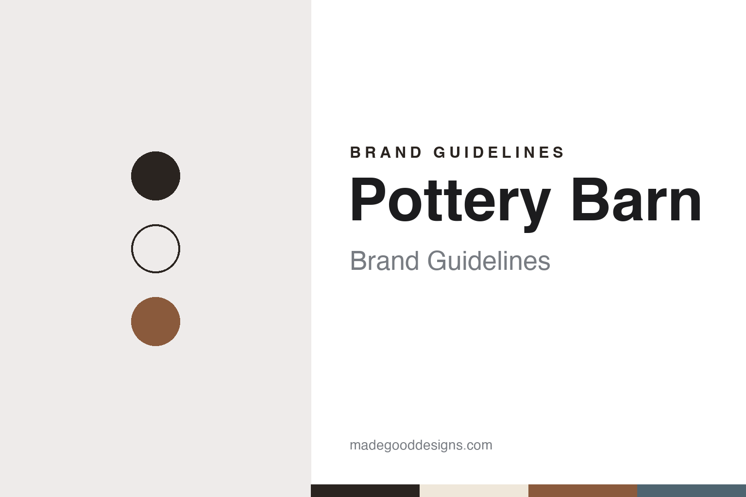 Pottery Barn Brand Guidelines: The Secon Brothers’ Chelsea Store, 1949