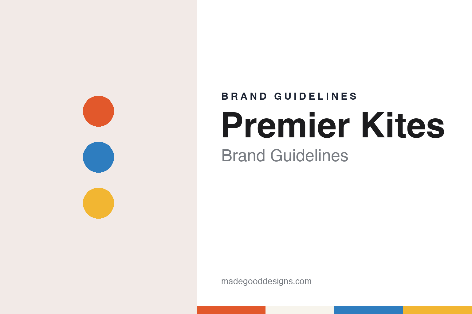 Premier Kites Brand Guidelines: Appliqué Kites and Wind Spinners from Maryland