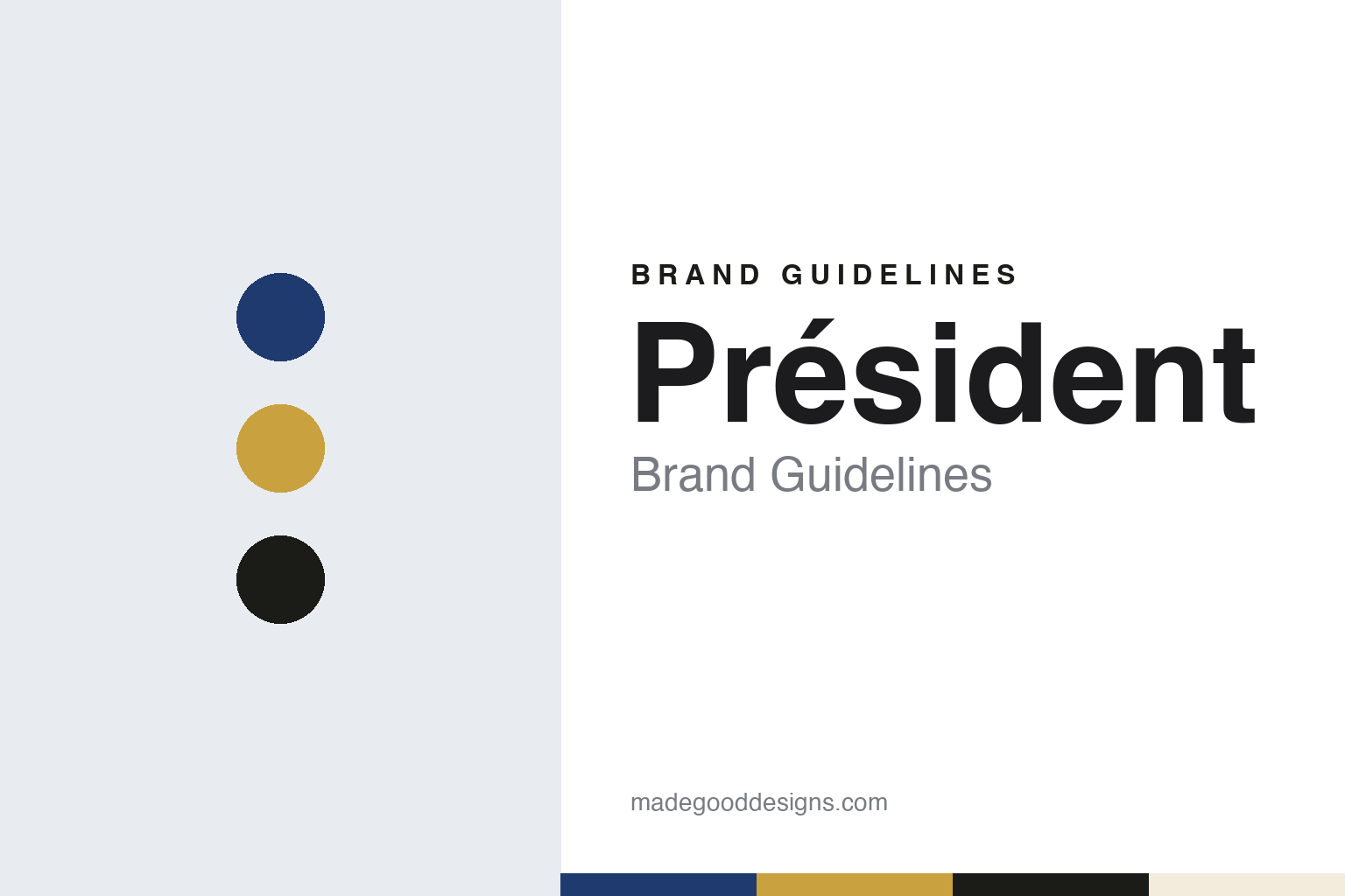 Président Brand Guidelines: The Lactalis Camembert Label Launched in 1968