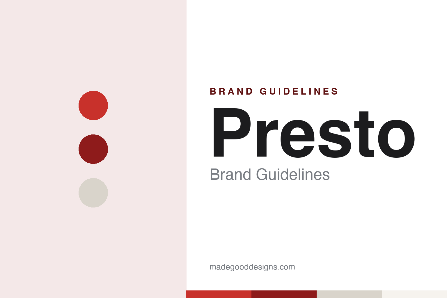 Presto Brand Guidelines: The Eau Claire Pressure-Cooker Name Behind National Presto Industries