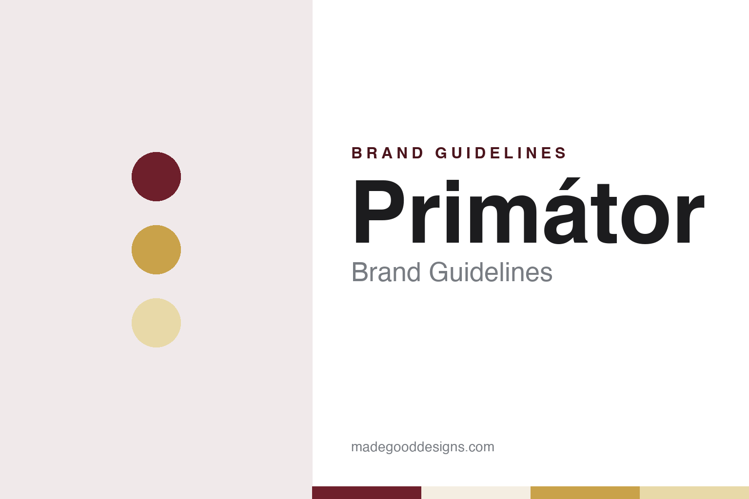 Primátor Brand Guidelines: The Náchod Town Brewery Named in 1935