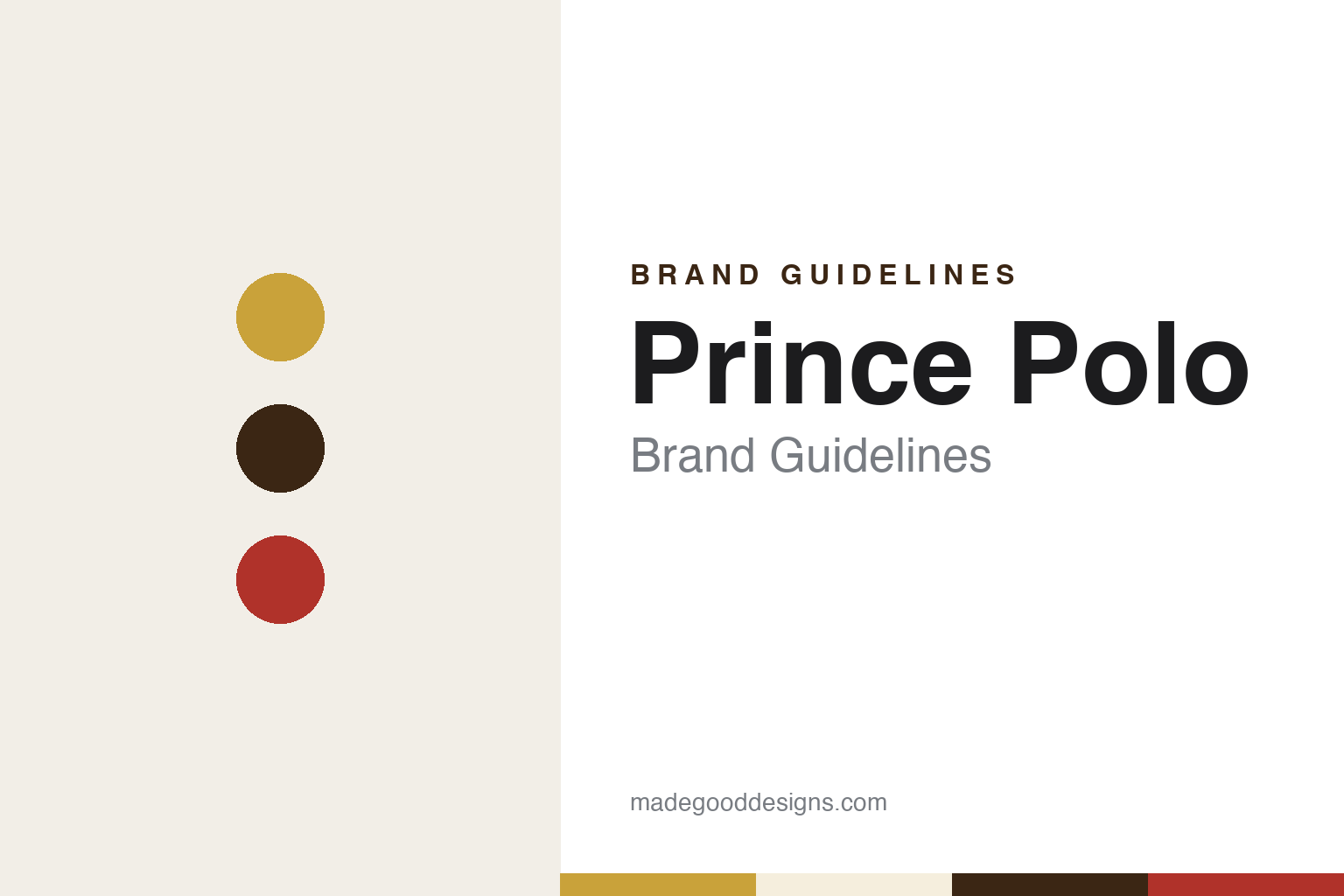 Prince Polo brand guidelines — abstract colour discs and material texture (original homage; not a Prince Polo product or logo)