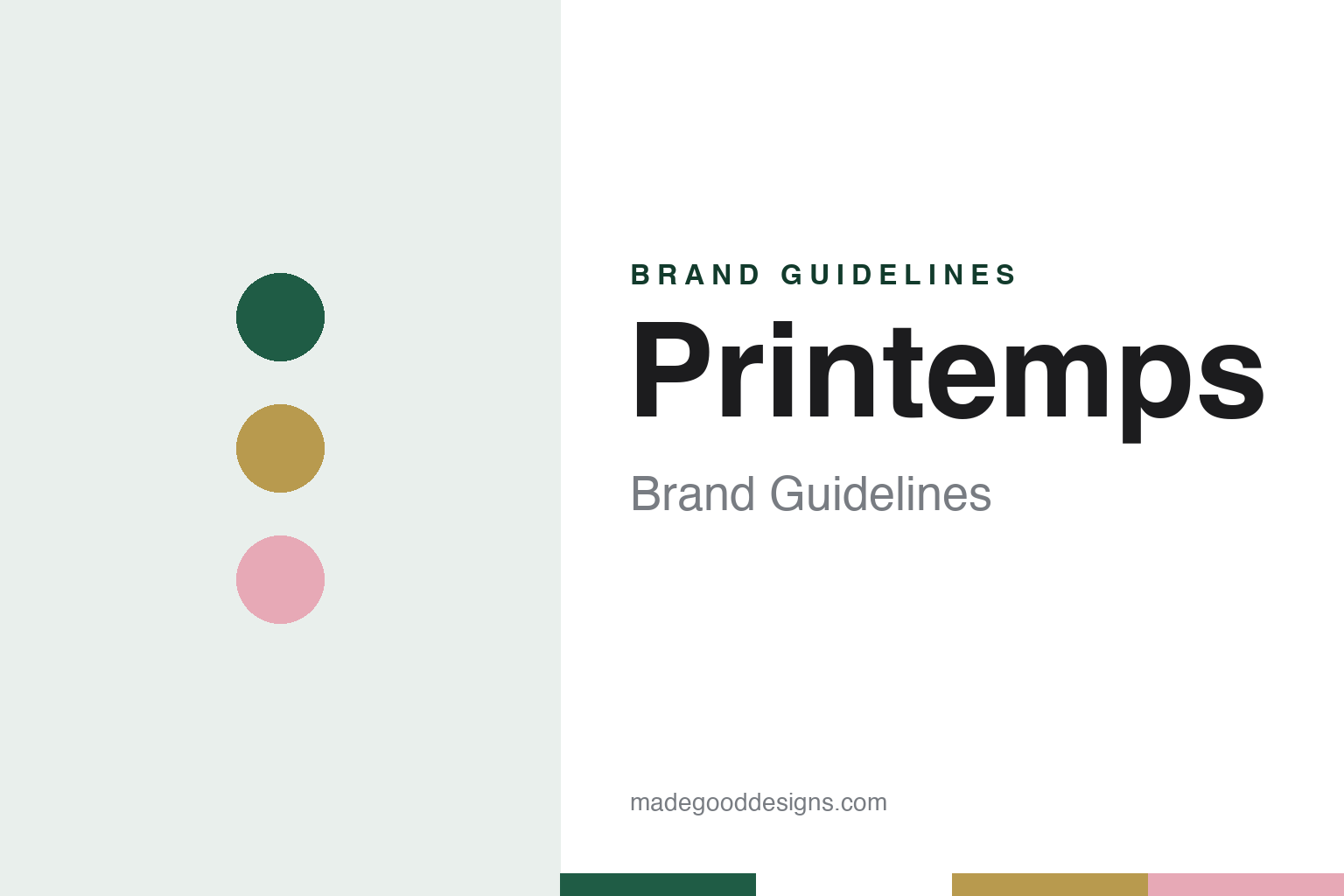 Printemps Brand Guidelines: An 1865 Store Named for Spring, Domes & a Green-and-Gold P