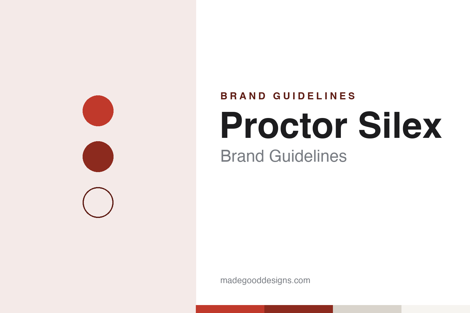 Proctor Silex Brand Guidelines: The Toaster-and-Iron Maker That Joined Silex in 1960