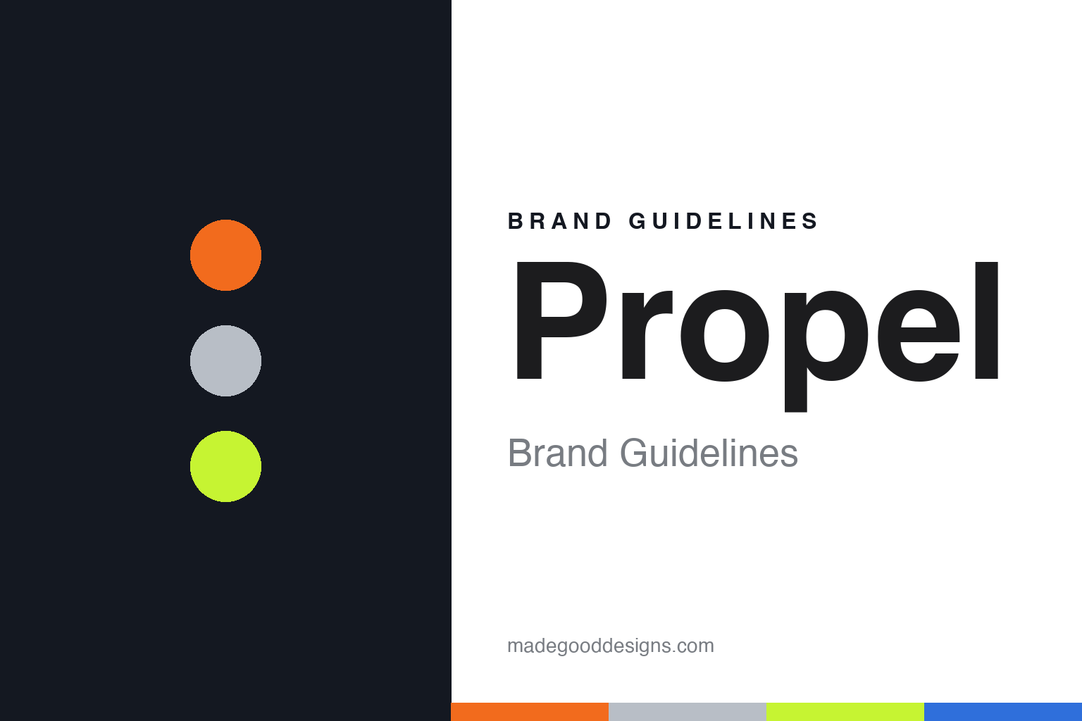 Propel Brand Guidelines: Gatorade’s Fitness Water, a 4sight Bottle and an Orange Bolt