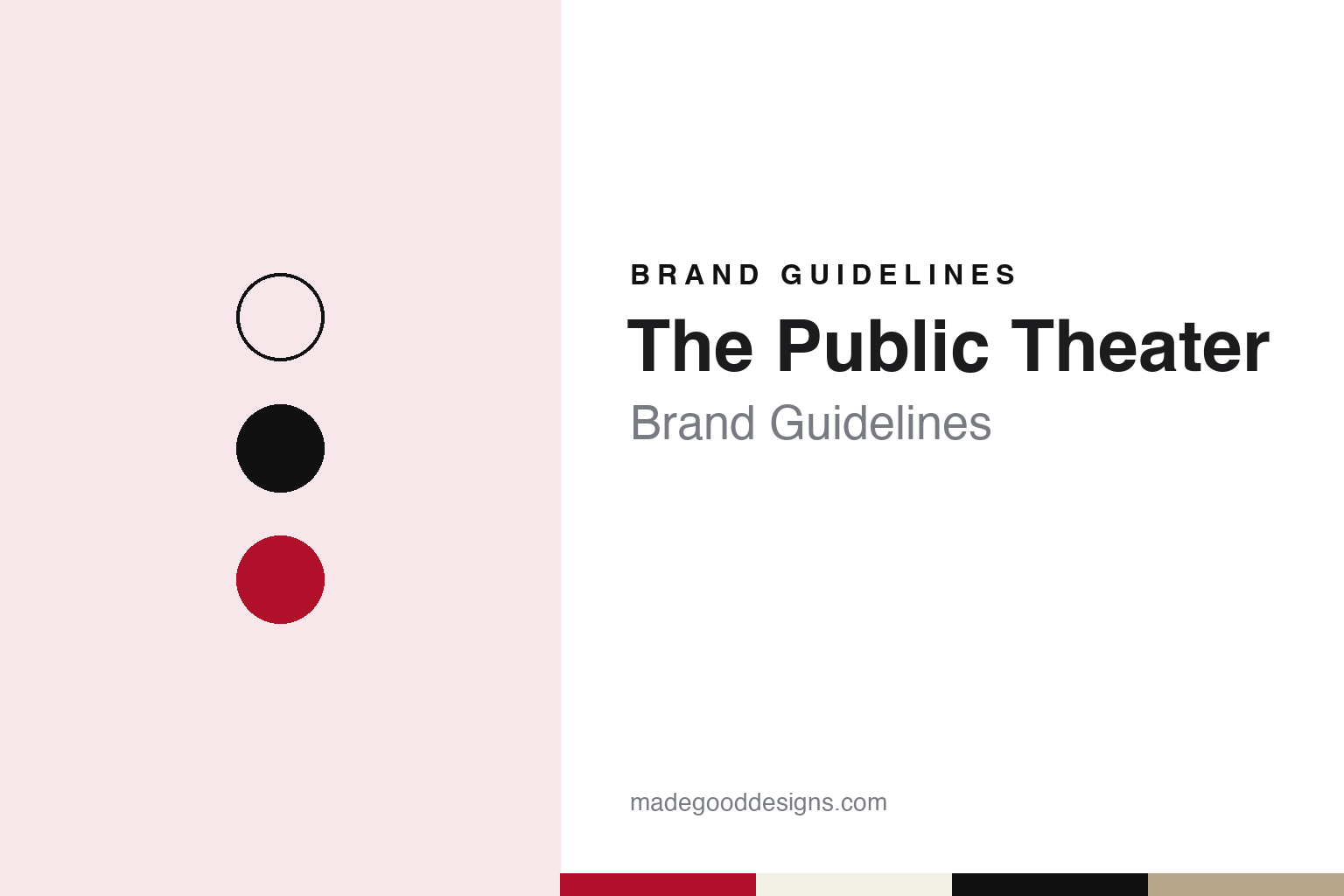 The Public Theater Brand Guidelines: Papp’s 1954 Workshop, the Astor Library and Paula Scher’s Wood Type