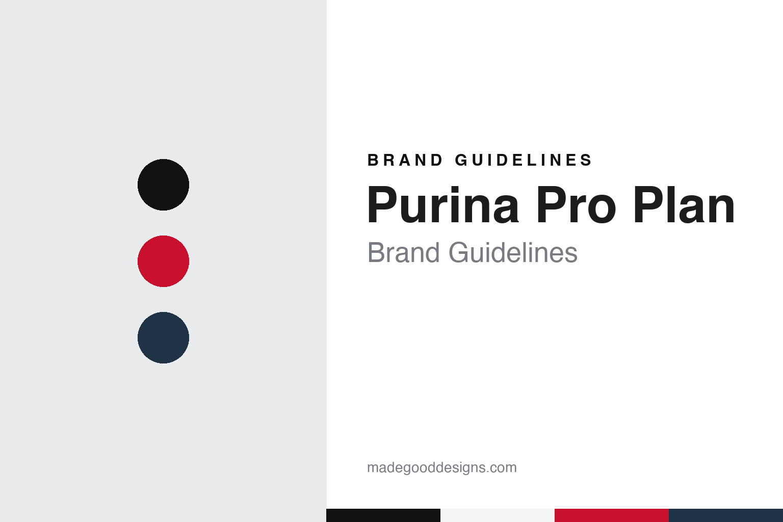 Purina Pro Plan brand guidelines — abstract colour discs and material texture (original homage; not a Purina Pro Plan product or logo)