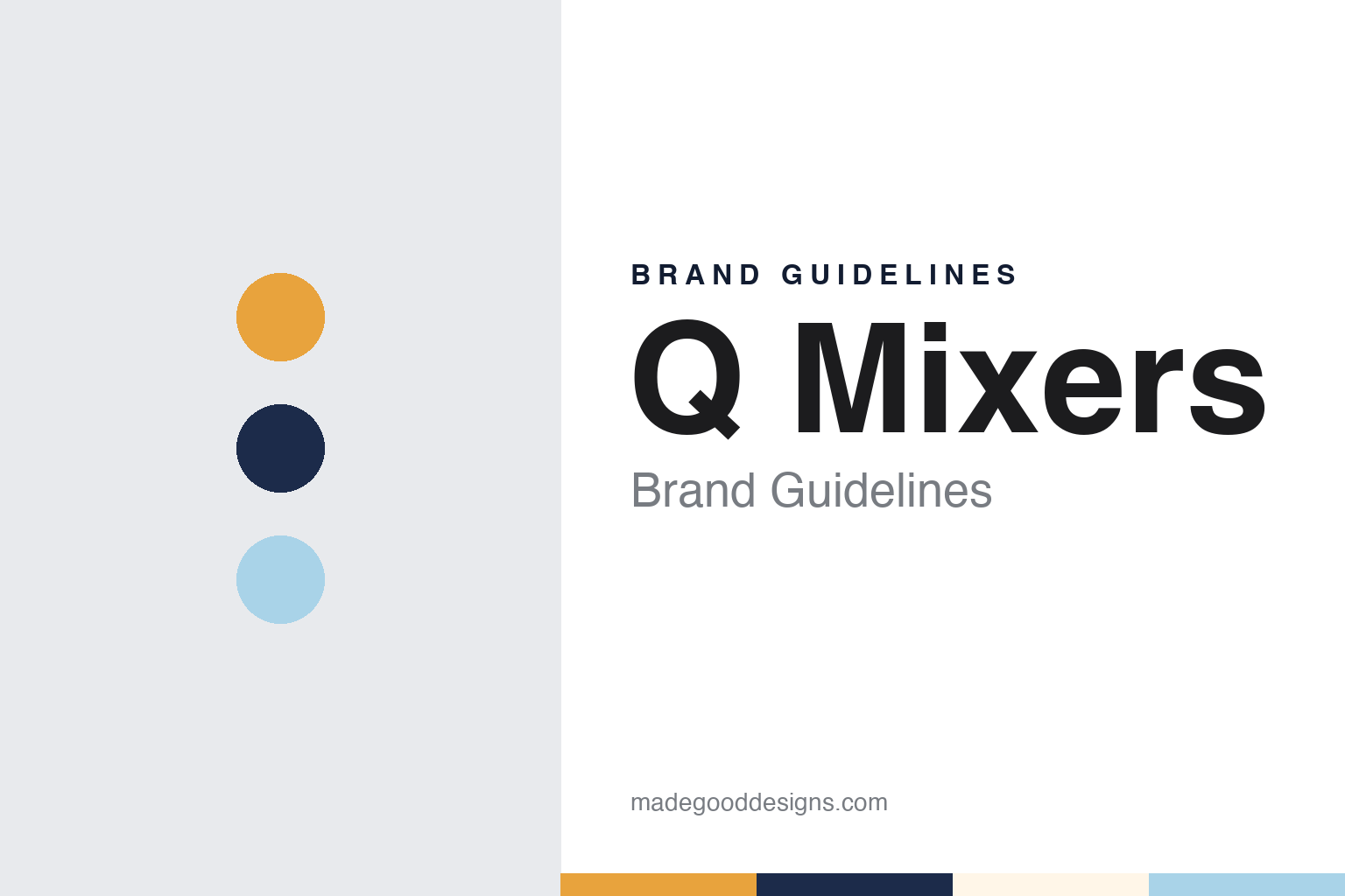 Q Mixers Brand Guidelines: Jordan Silbert’s Brooklyn Tonic That Became a Mixer Range