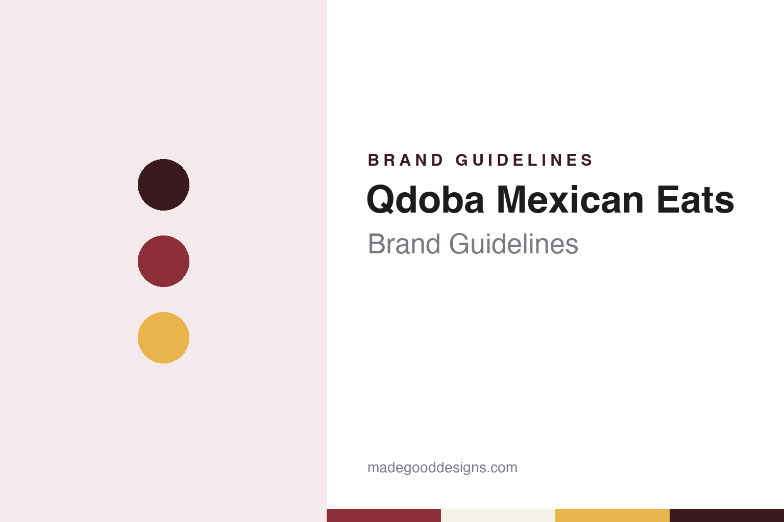 Qdoba Brand Guidelines: Zuma, Z-Teca, a Coined Name & a Simple Q