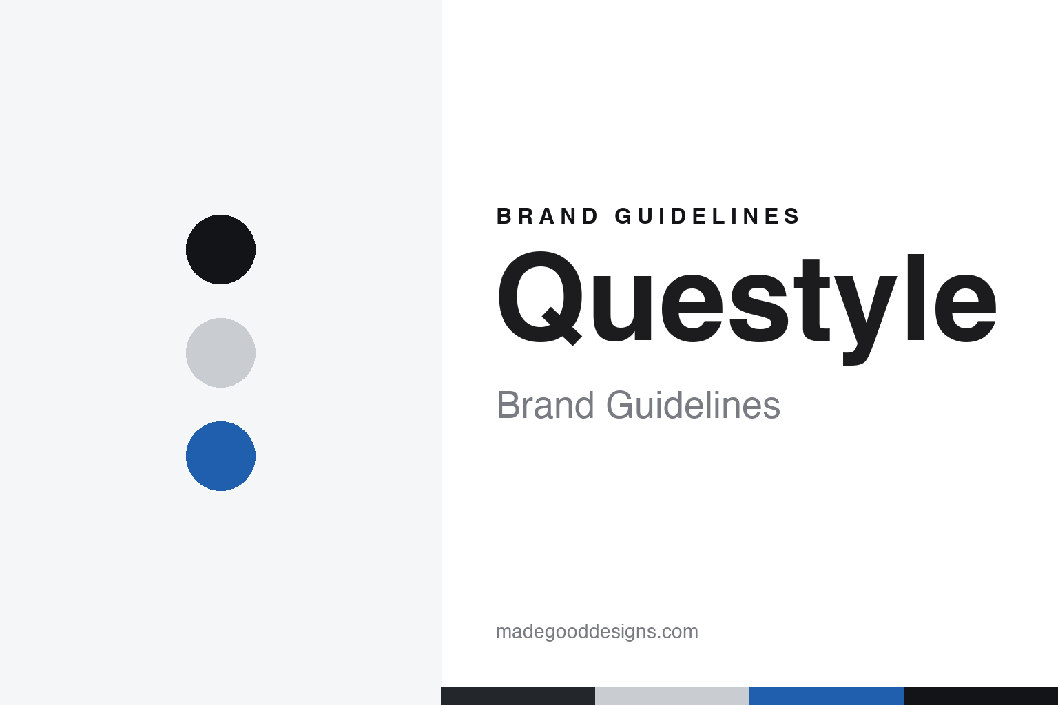 Questyle brand guidelines — abstract colour discs and material texture (original homage; not a Questyle product or logo)