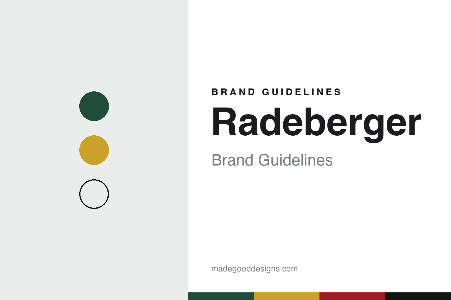 Radeberger Brand Guidelines: The Saxon Pilsner With a Royal Warrant and a 1937 Script