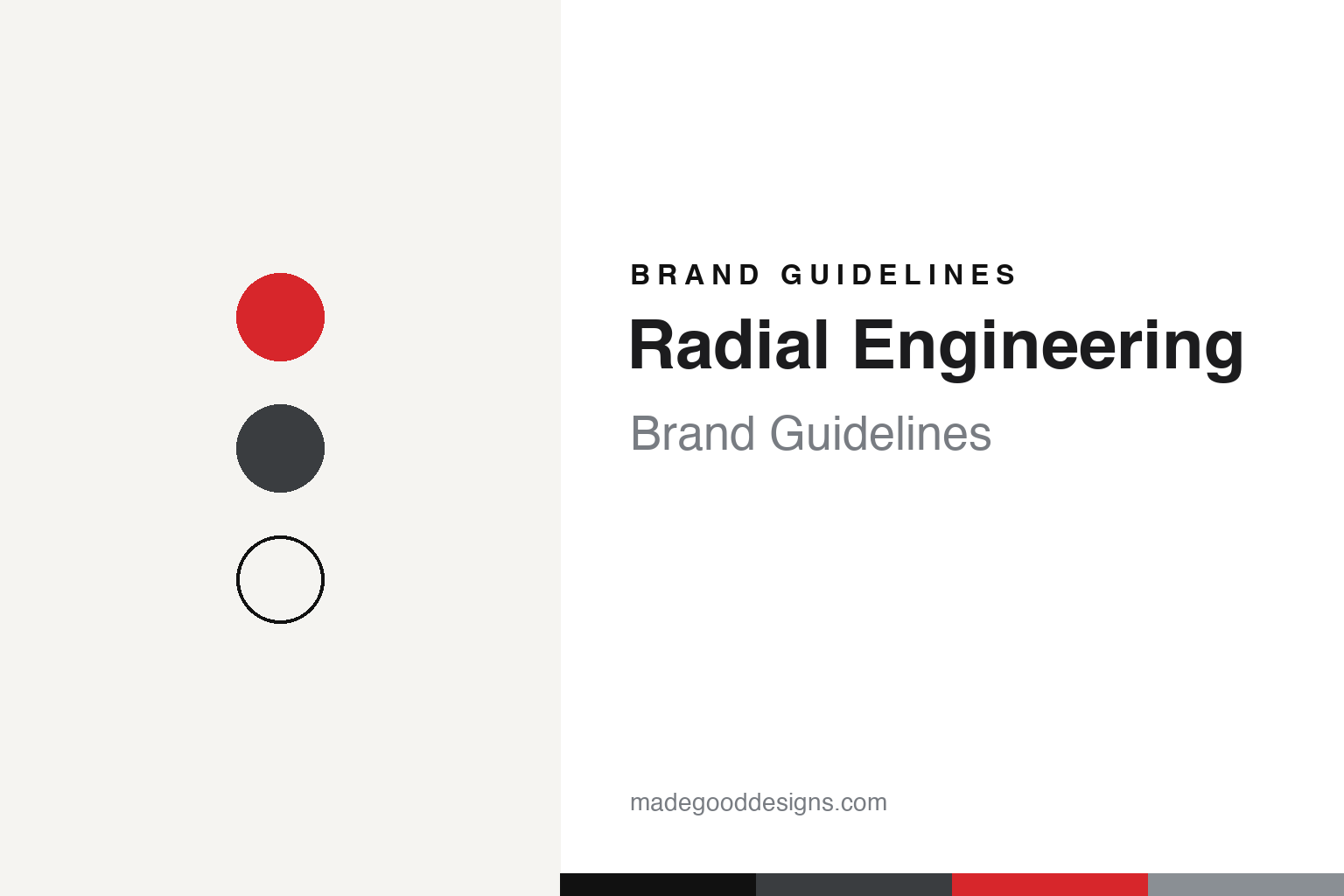 Radial Engineering Brand Guidelines: The Canadian Direct-Box Maker Built on the JDI